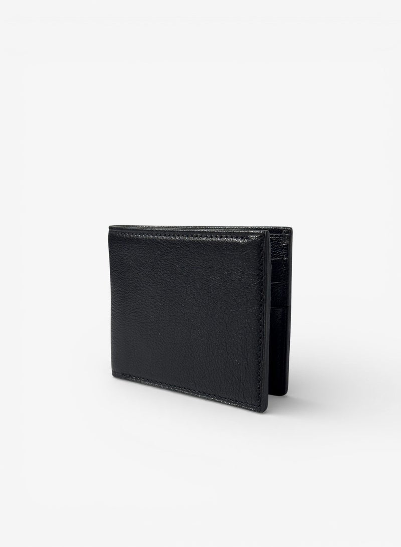 Emery Alden Wallet in Chèvre Black Leather - Image 3